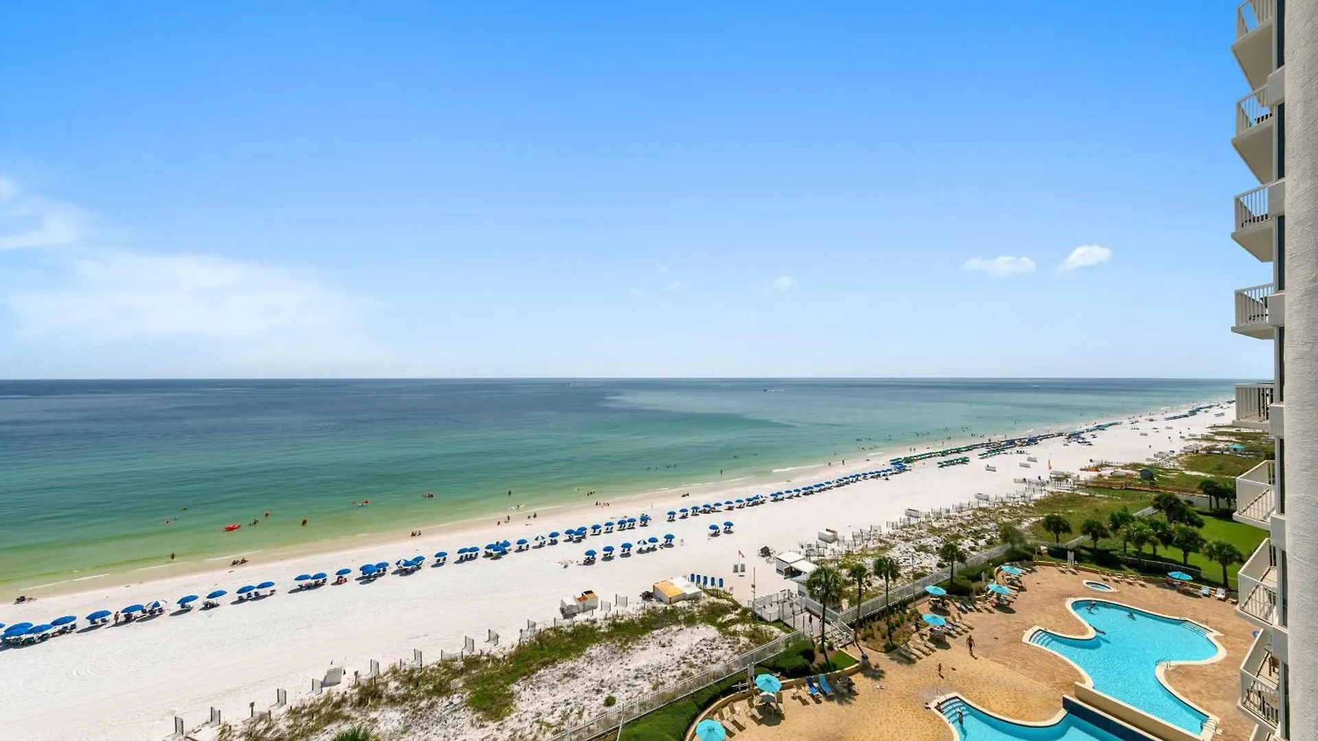 Silver Beach Towers 1003E Gulf Front Sleeps 8 Destin 0*,